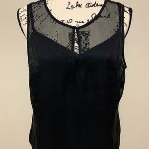 Sheer black top
